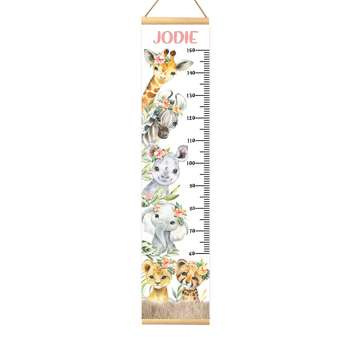 Height Chart – Africa Animals Girl | Growth Chart