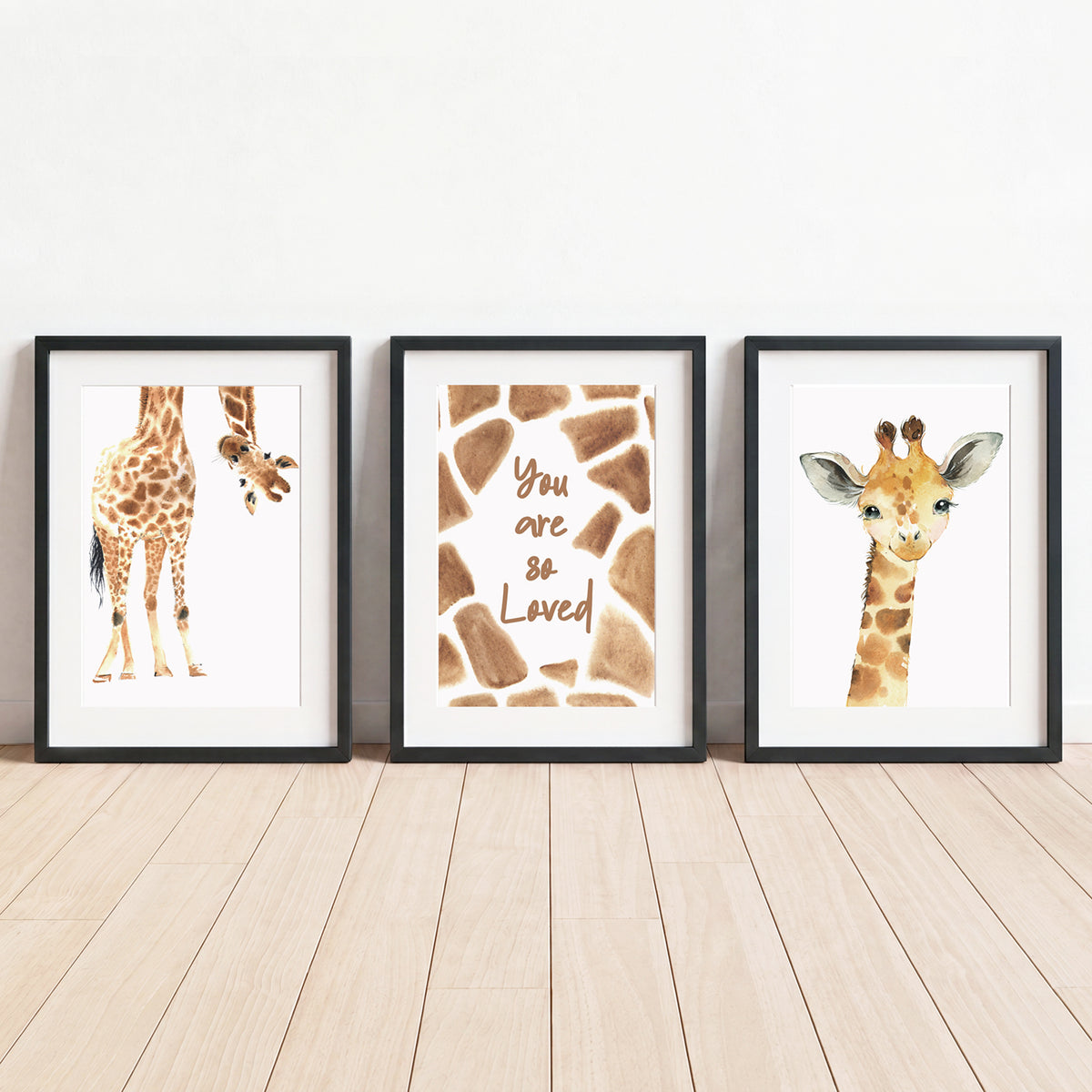 You are so Loved - Set of 3 - Printed Wall Art