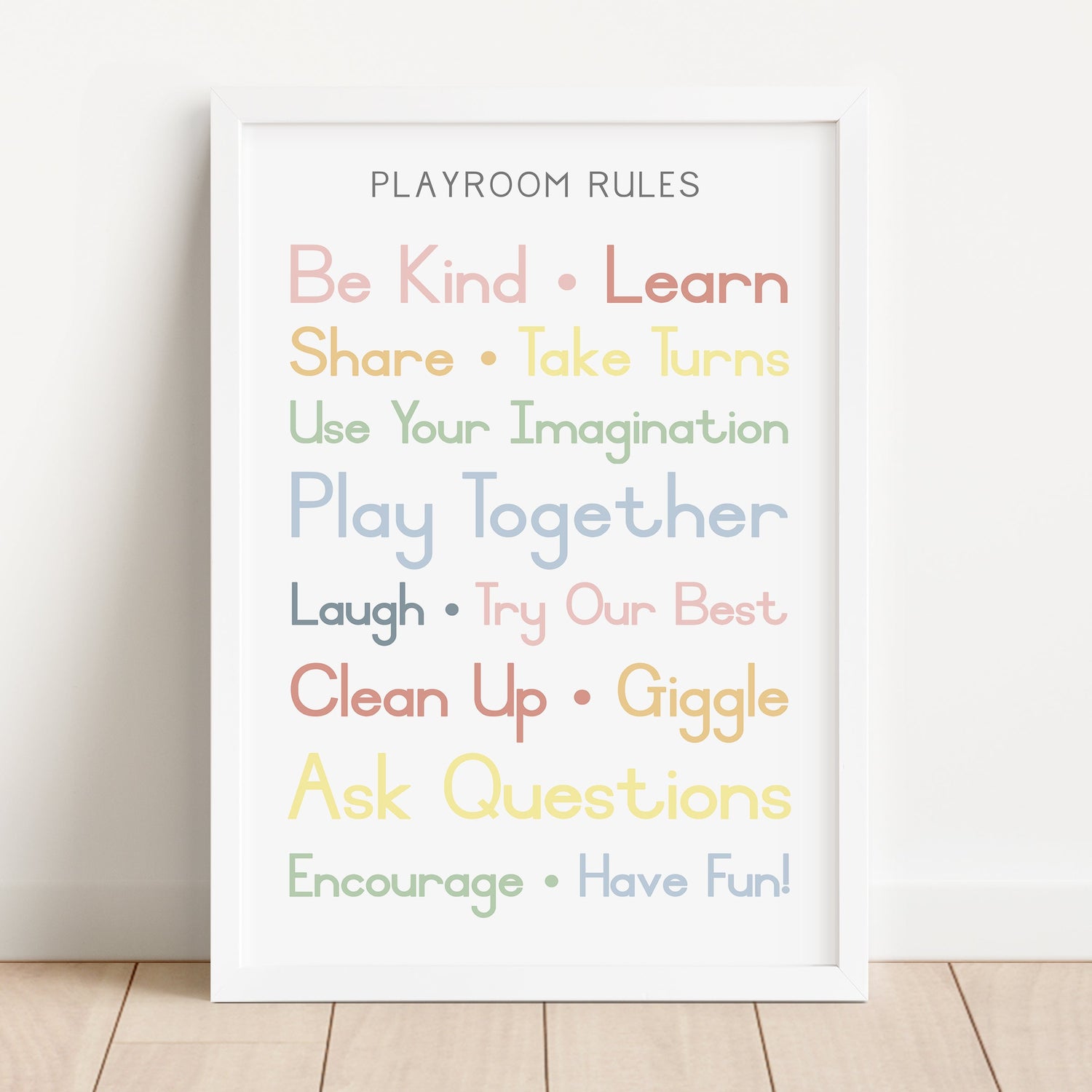 Playroom Rules