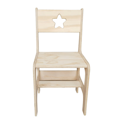 Kids Desk and Chair – Natural 5-10 Years+