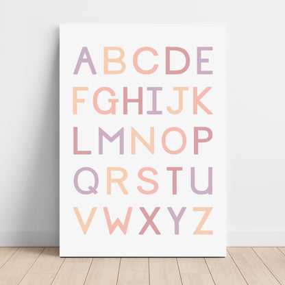 Alphabet Capitals - Printable Wall Art  - Instant Download