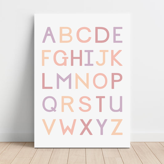 Alphabet Capitals - Printable Wall Art  - Instant Download