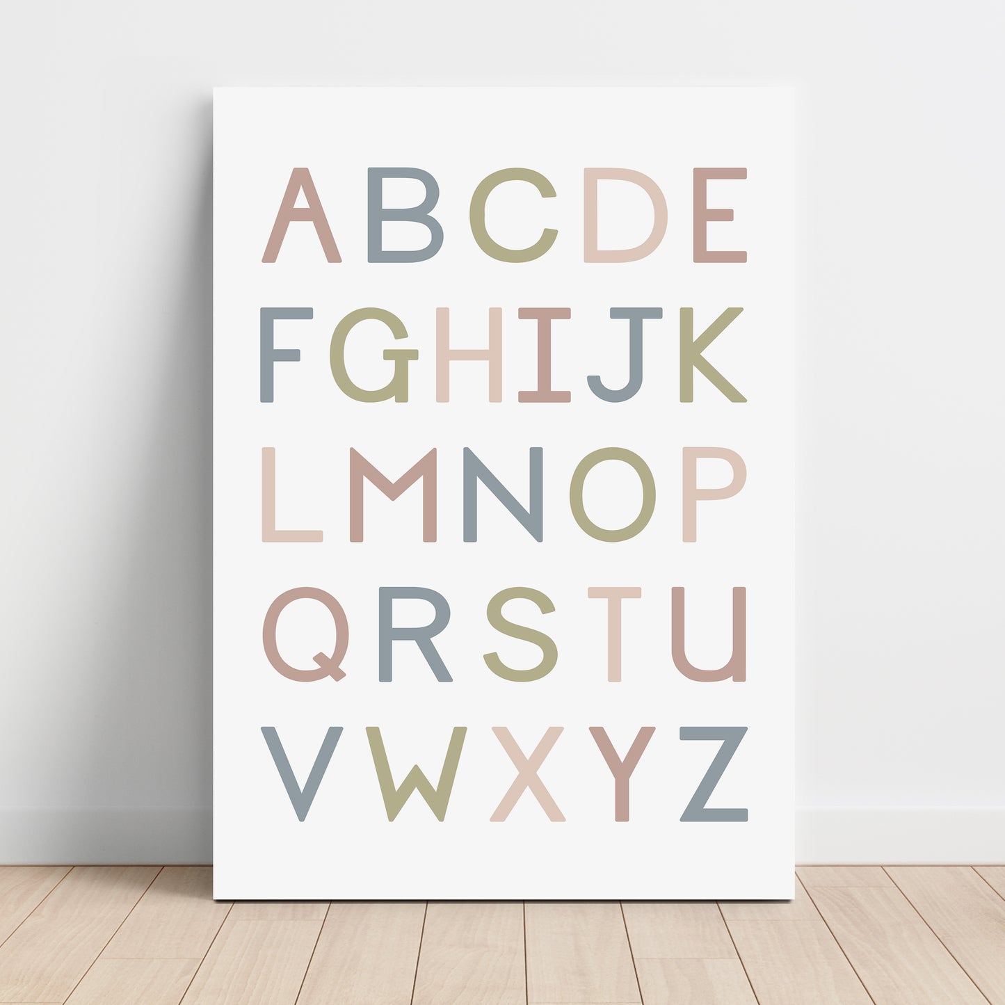Alphabet Capitals - Printable Wall Art  - Instant Download