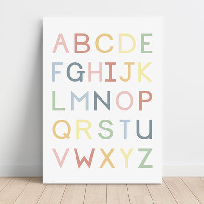 Alphabet Capitals - Printable Wall Art  - Instant Download