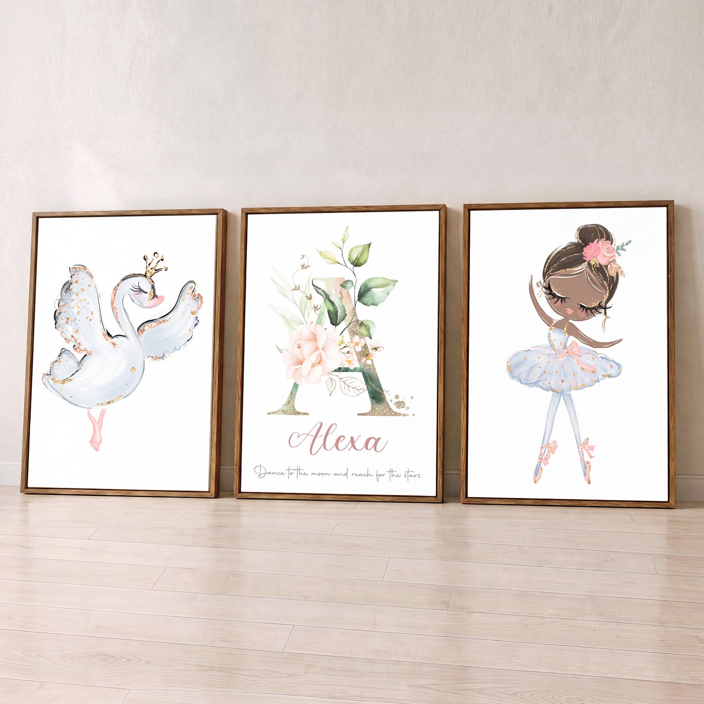 Born to Dance - Set of 3 - Printed Wall Art