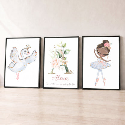 Born to Dance - Set of 3 - Printed Wall Art