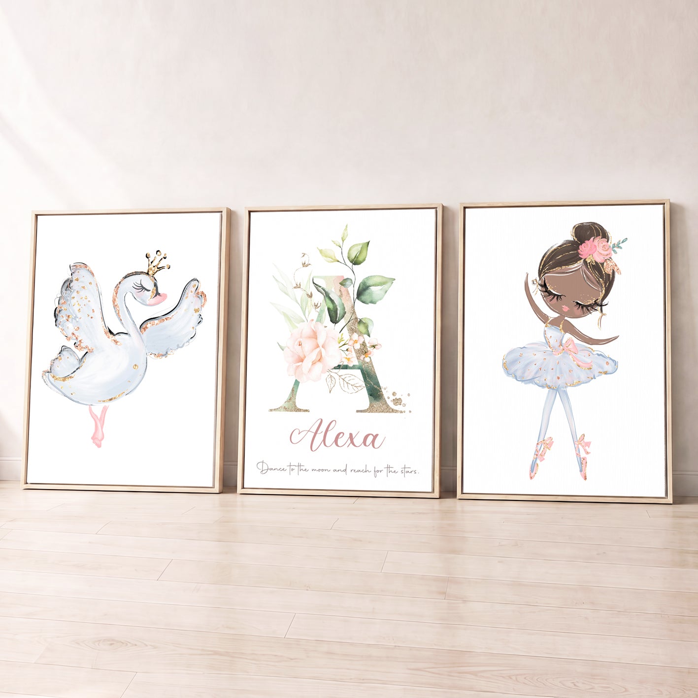 Born to Dance - Set of 3 - Printed Wall Art