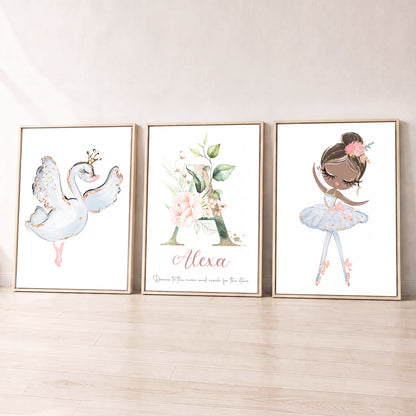 Born to Dance - Set of 3 - Printed Wall Art
