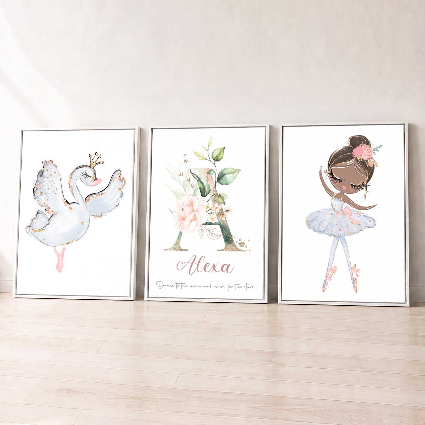 Born to Dance - Set of 3 - Printed Wall Art