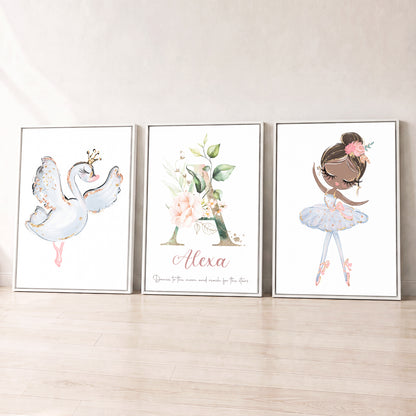 Born to Dance - Set of 3 - Printed Wall Art