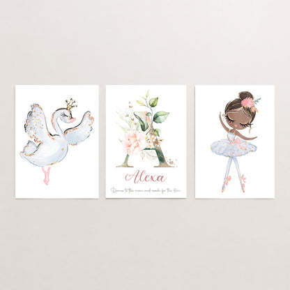 Born to Dance - Set of 3 - Printed Wall Art