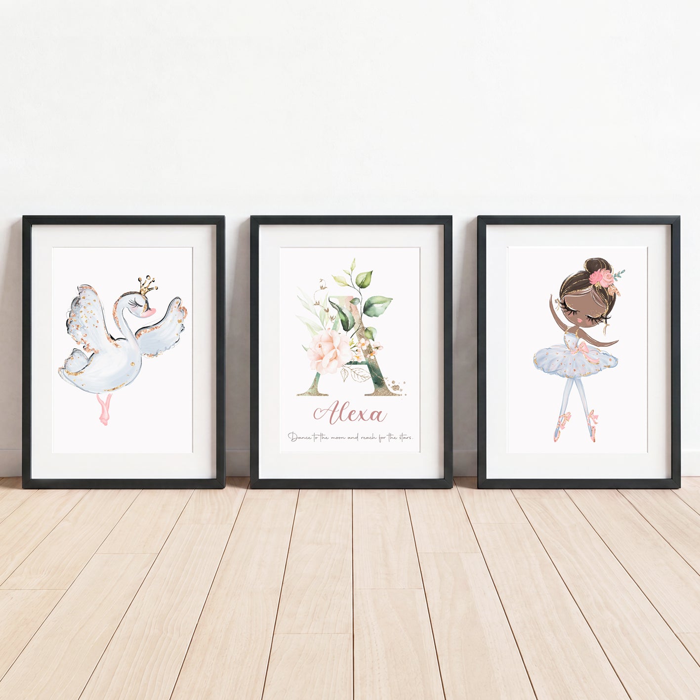 Born to Dance - Set of 3 - Printed Wall Art