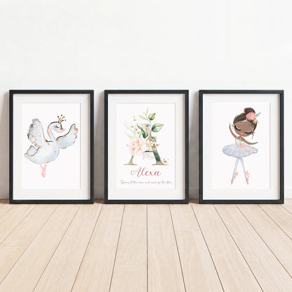 Born to Dance - Set of 3 - Printed Wall Art