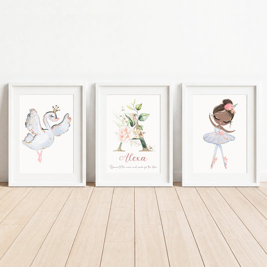 Born to Dance - Set of 3 - Printed Wall Art