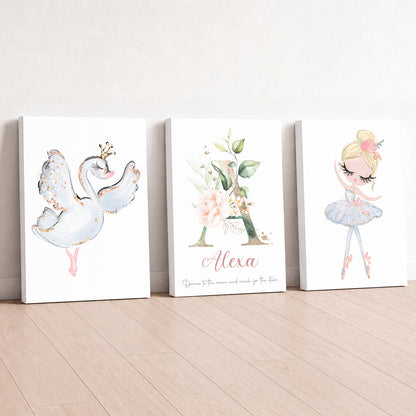 Dance Among the Stars - Set of 3 - Printed Wall Art