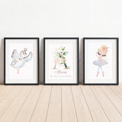 Dance Among the Stars - Set of 3 - Printed Wall Art