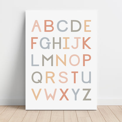 Alphabet Capitals - Printable Wall Art  - Instant Download