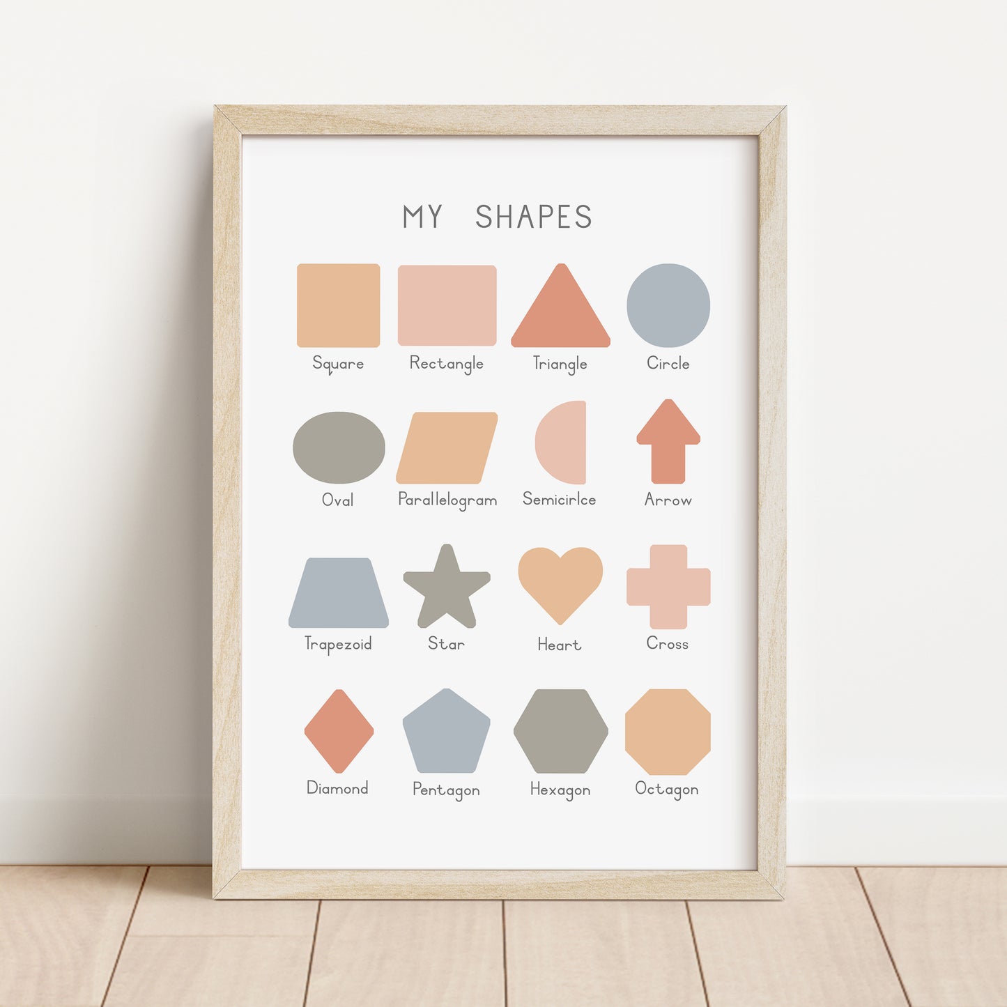 Shapes - Printable Wall Art - Instant Download