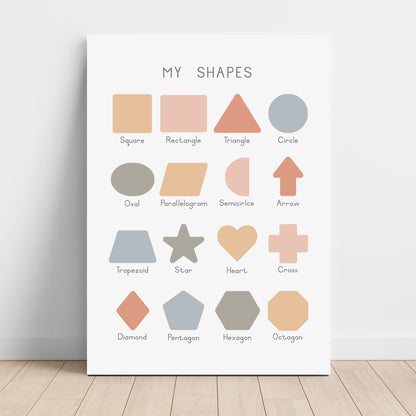 Shapes - Printable Wall Art - Instant Download