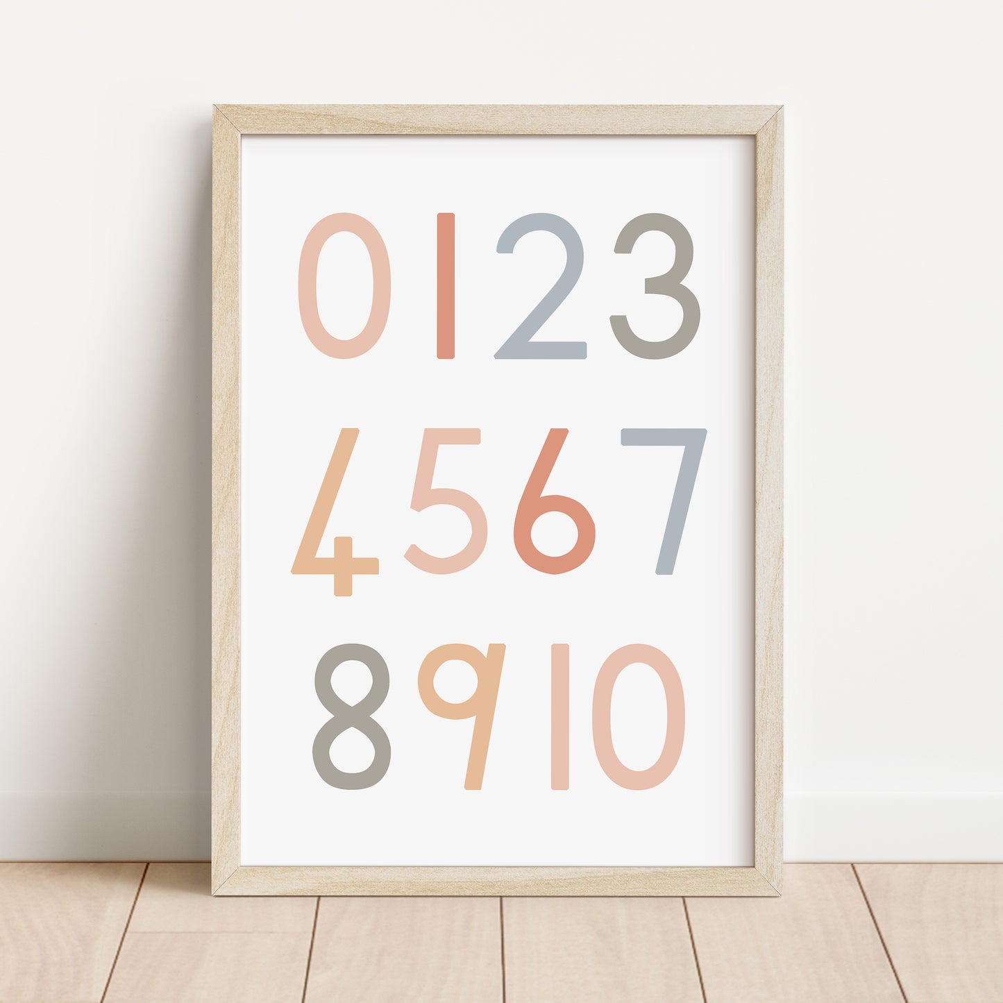 Numbers - Printable Wall Art - Instant Download
