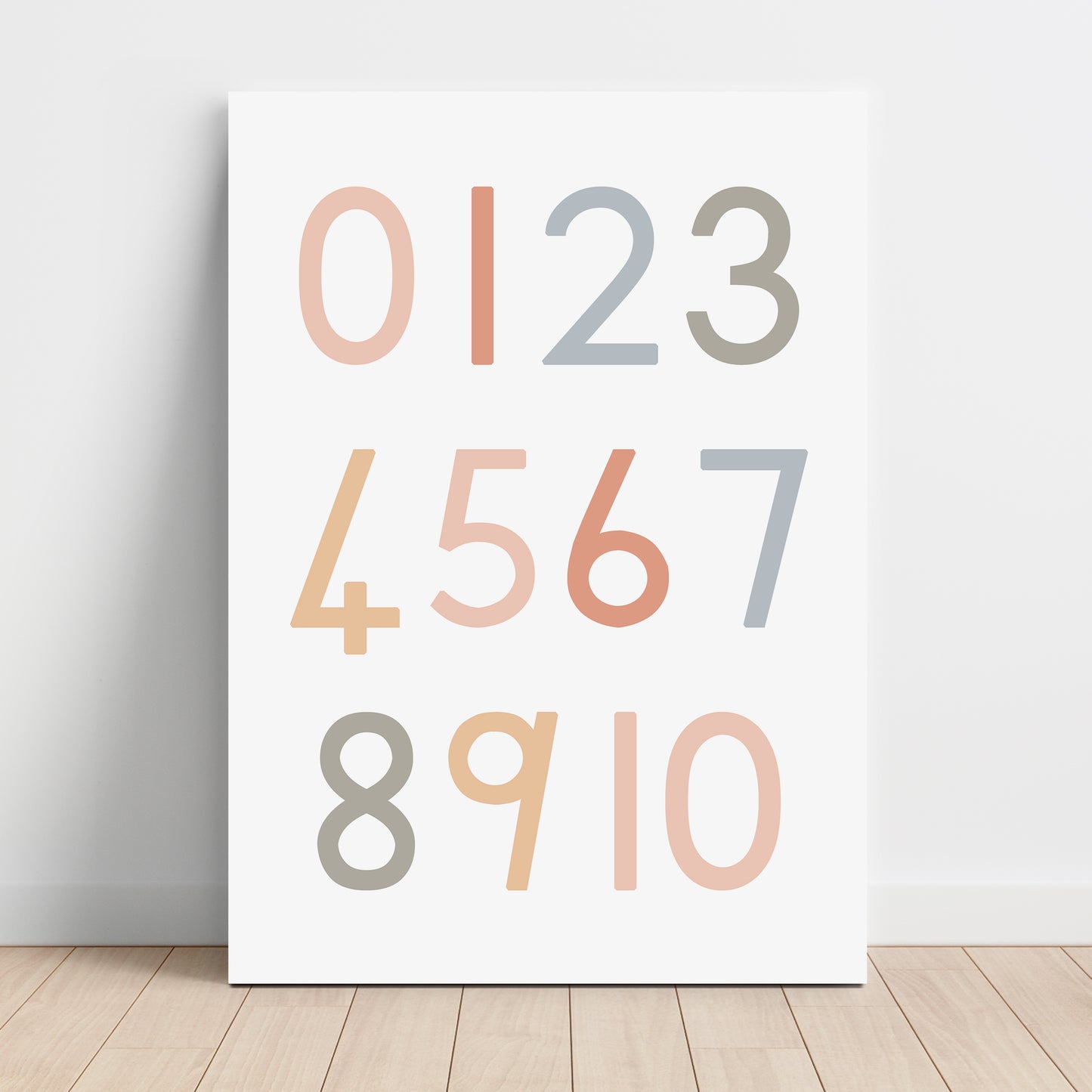 Numbers - Printable Wall Art - Instant Download