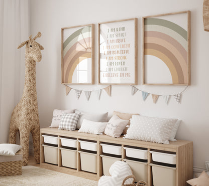 Calm Affirmations - Printable Wall Art - Instant Download