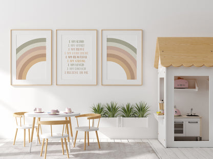 Calm Affirmations - Printable Wall Art - Instant Download