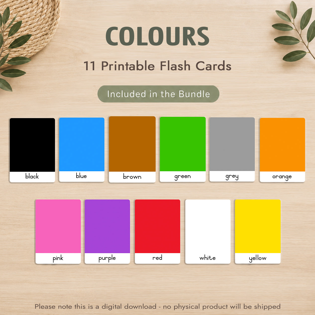 Montessori 3 Part Cards Big Bundle – English - Instant Download