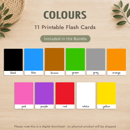 Montessori 3 Part Cards Big Bundle – English - Instant Download