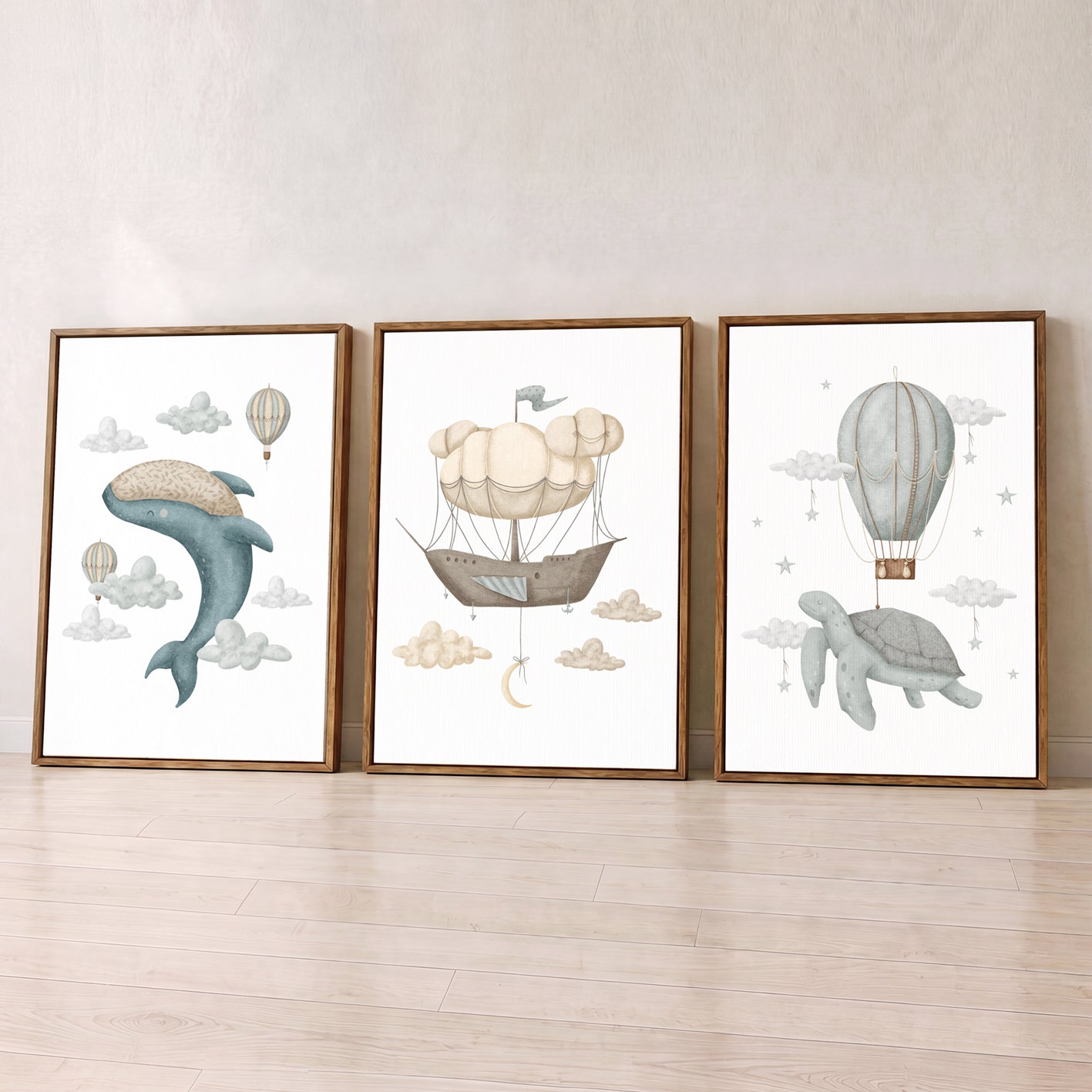 Dreams - Set of 3 - Printed Wall Art