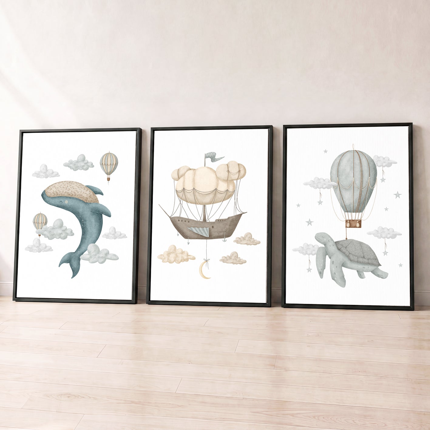 Dreams - Set of 3 - Printed Wall Art