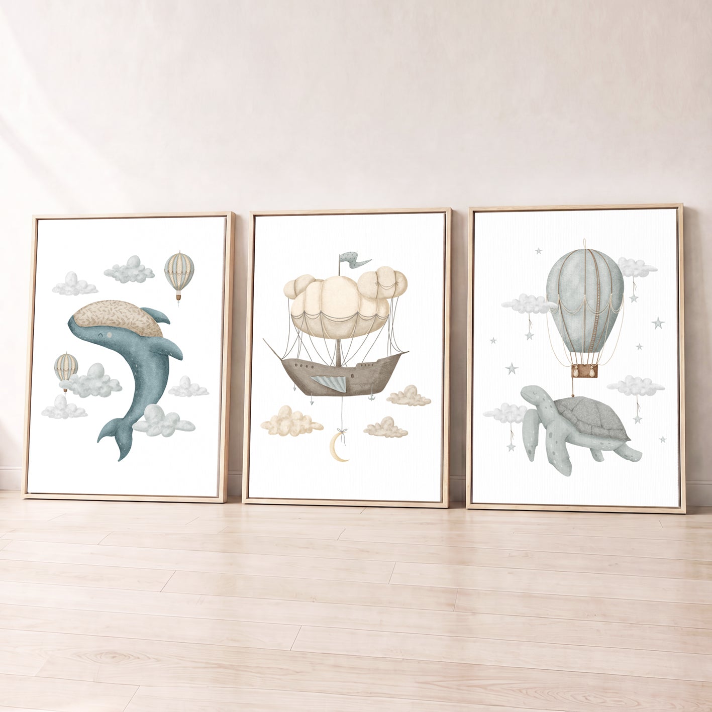 Dreams - Set of 3 - Printed Wall Art