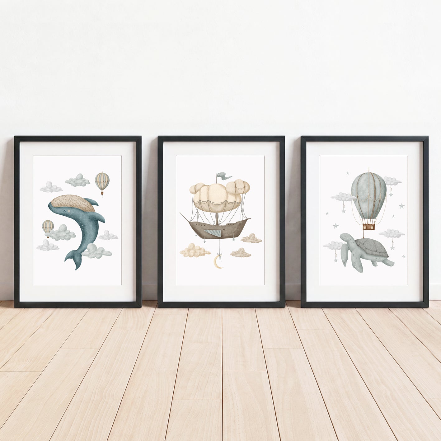 Dreams - Set of 3 - Printed Wall Art