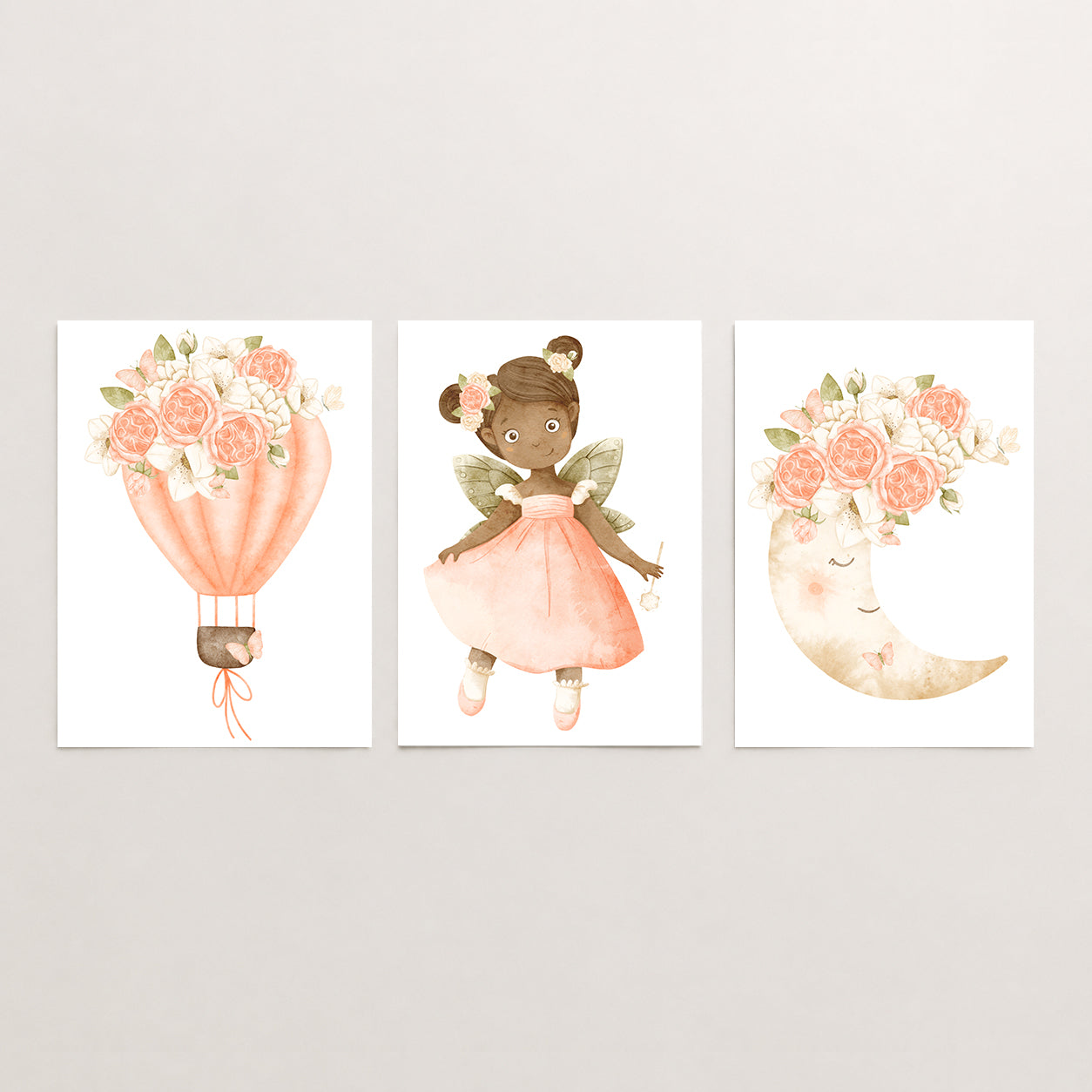 Fairy Dreams - Set of 3 - Printed Wall Art