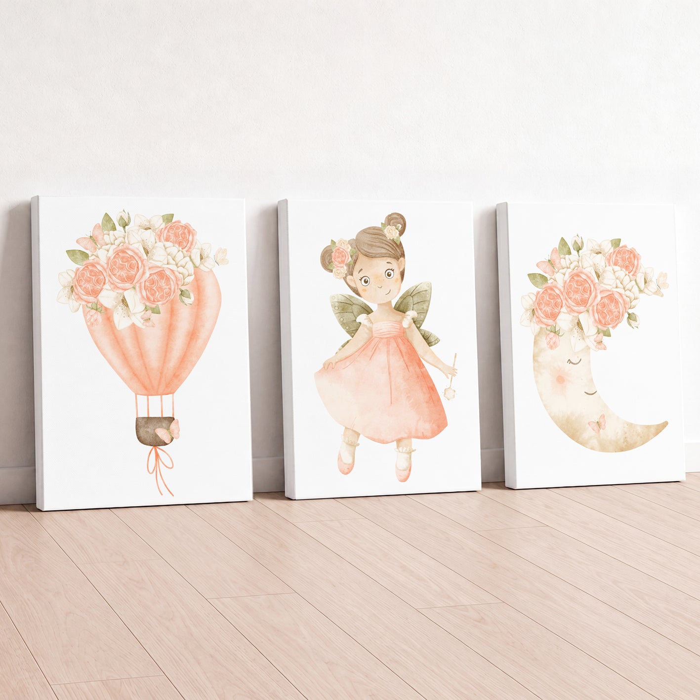 Fairy Wishes - Set of 3 - Printed Wall Art