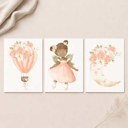 Fairy Dreams - Set of 3 - Printed Wall Art