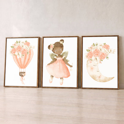 Fairy Dreams - Set of 3 - Printed Wall Art
