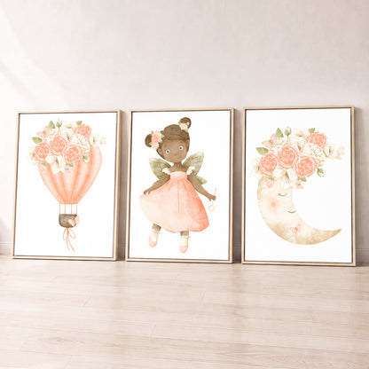 Fairy Dreams - Set of 3 - Printed Wall Art