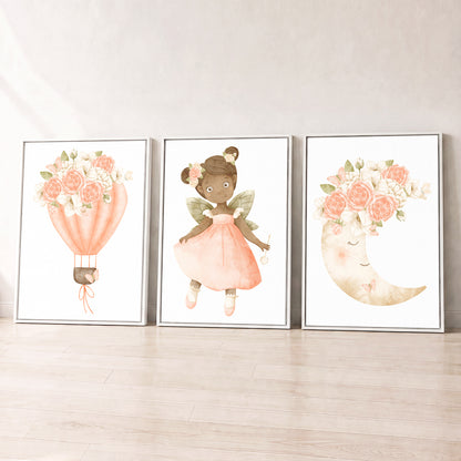 Fairy Dreams - Set of 3 - Printed Wall Art