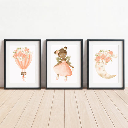 Fairy Dreams - Set of 3 - Printed Wall Art