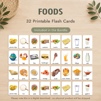 Montessori 3 Part Cards Big Bundle – English - Instant Download