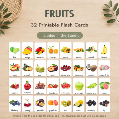 Montessori 3 Part Cards Big Bundle – English - Instant Download