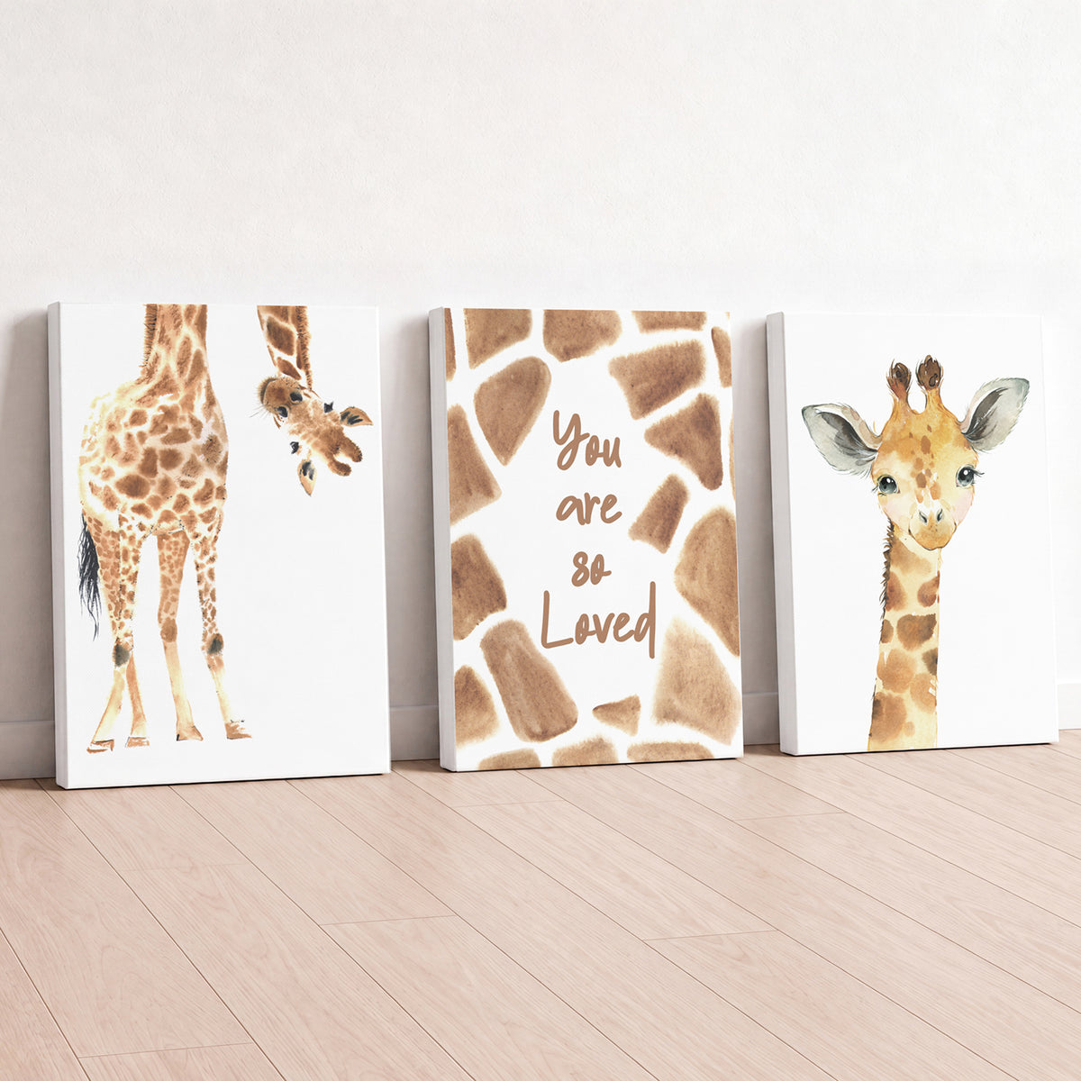 You are so Loved - Set of 3 - Printed Wall Art