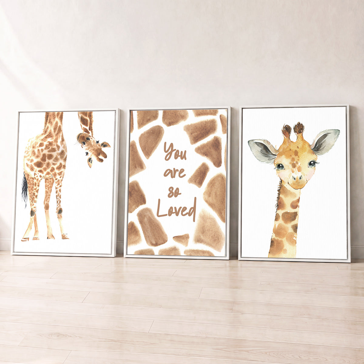You are so Loved - Set of 3 - Printed Wall Art