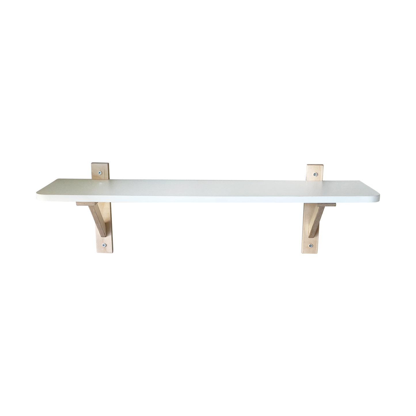 Nova Kids Wall Bookshelf – White Front-Facing Book Display