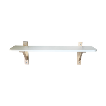 Nova Kids Wall Bookshelf – White Front-Facing Book Display