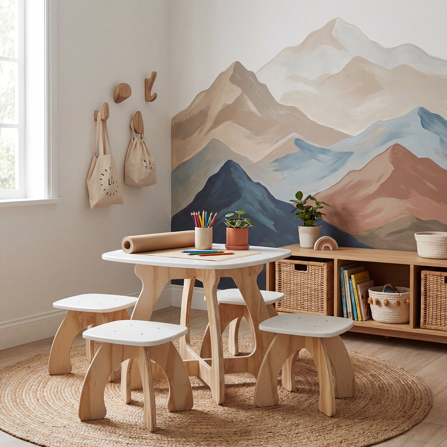 Kids Table and Chairs Set | Children’s Playroom Furniture
