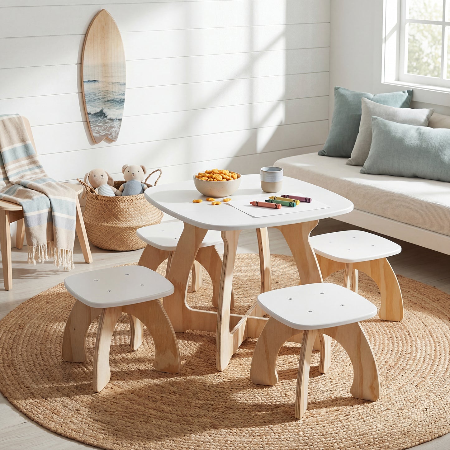 Kids Table and Chairs Set | Children’s Playroom Furniture