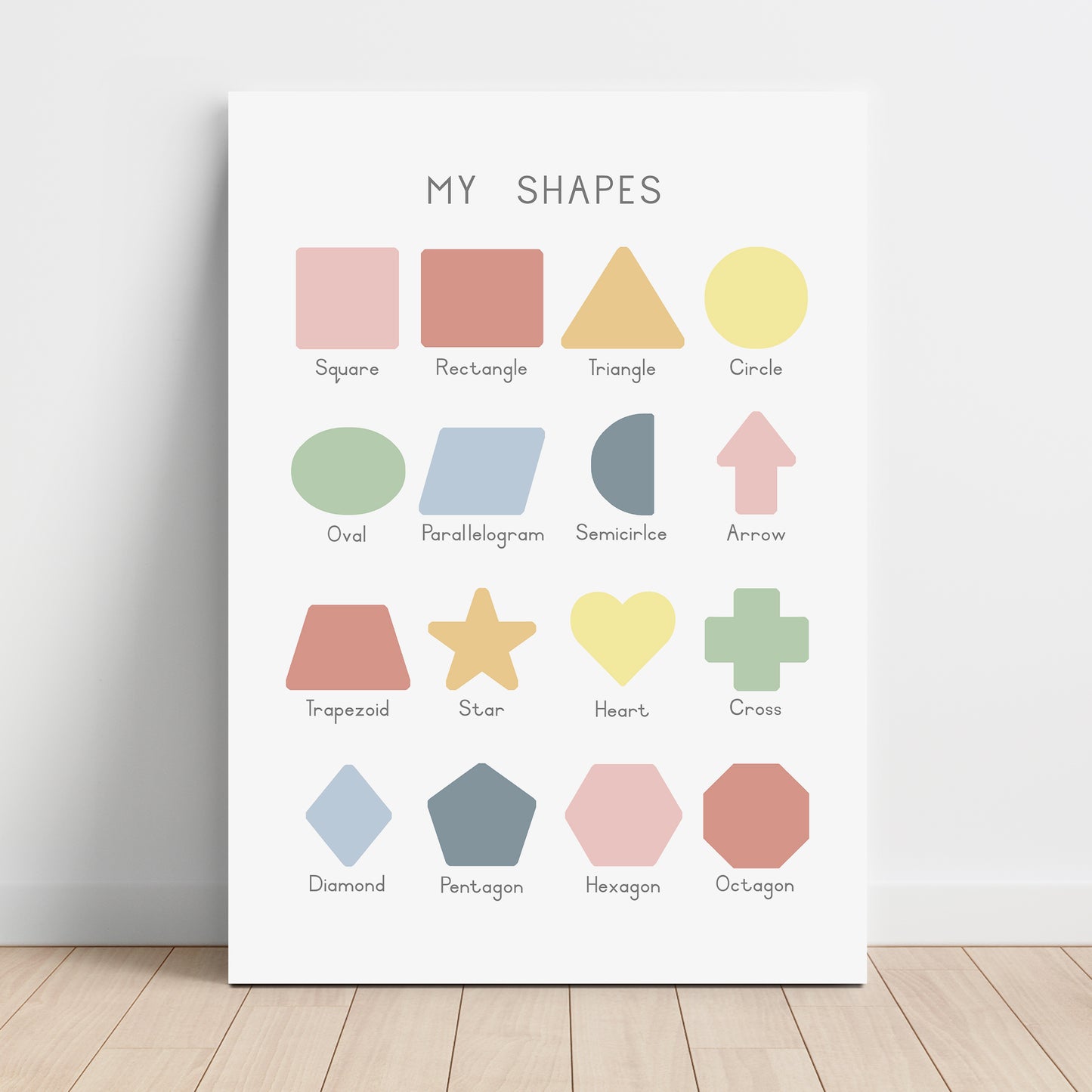 Shapes - Printable Wall Art - Instant Download