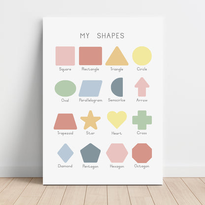 Shapes - Printable Wall Art - Instant Download